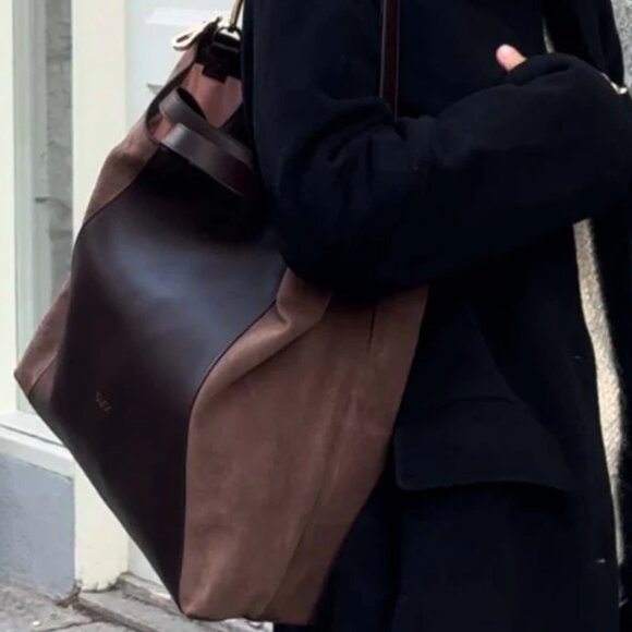 BUKVY Brown leather convertible tote /backpack - Picture 8 of 8